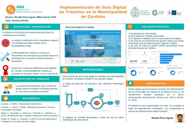 Implementación de Guía Digital de Trámites en la Municipalidad de Córdoba